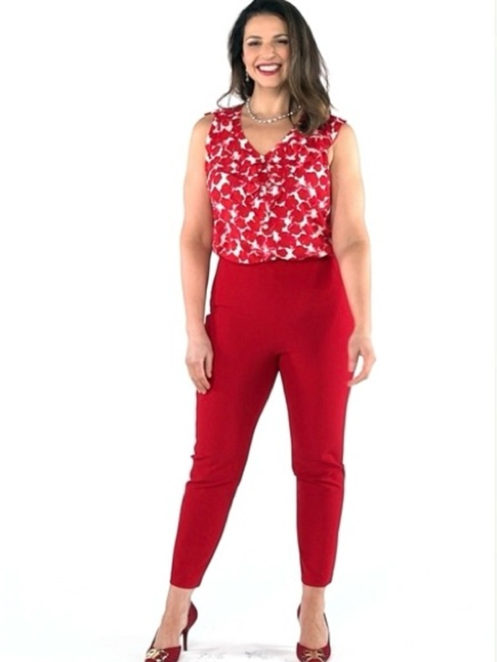 CAbi Dinner Red Trousers